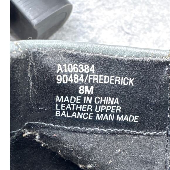 White Mt Frederick Gray Leather Side Zip Square Toe Ankle Boot Women 8 - Picture 8 of 9